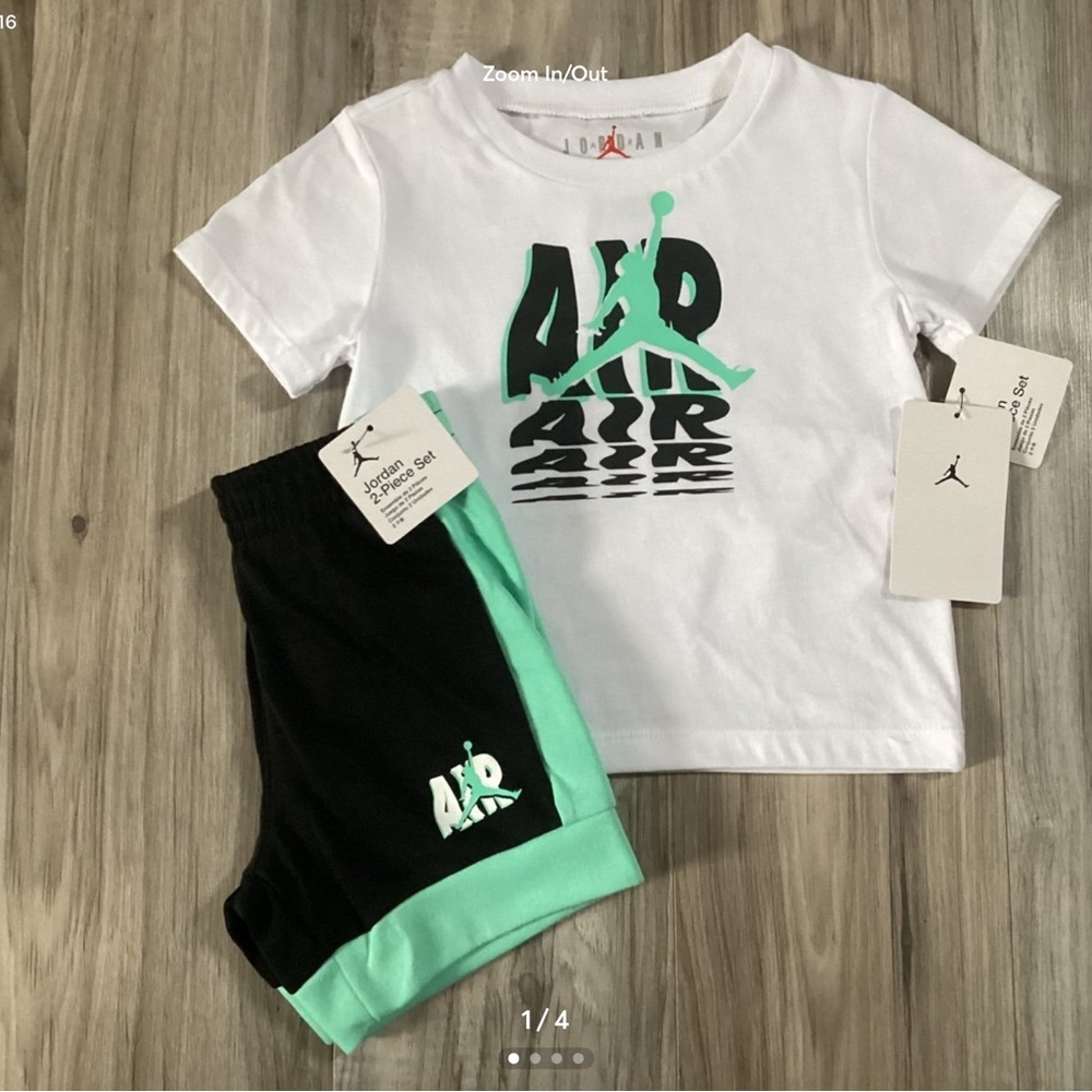 Air Jordan boys shorts Set size 24 months(NWT) ~PRICE IS FIRM, NO OFFERS~